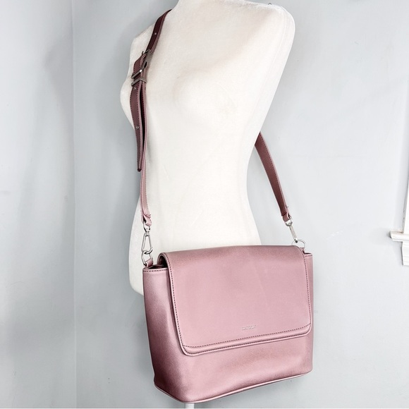 Matt & Nat Handbags - Matt & Nat Reiti Orchid Crossbody Messenger Bag Purse Vegan Leather
